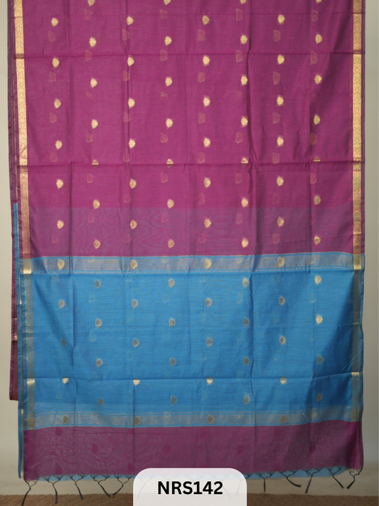 CHANDERI INSPIRED MAHESWARI SAREE