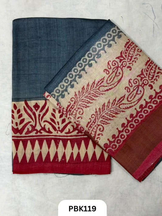 Pure Tussar Silk Salwar 2pc Top 2.5 + Duppatta 2.5  44 width