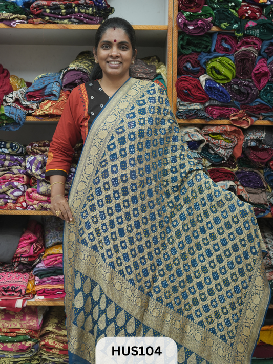 PURE KHADDI GEORGETTE DUPPATTA