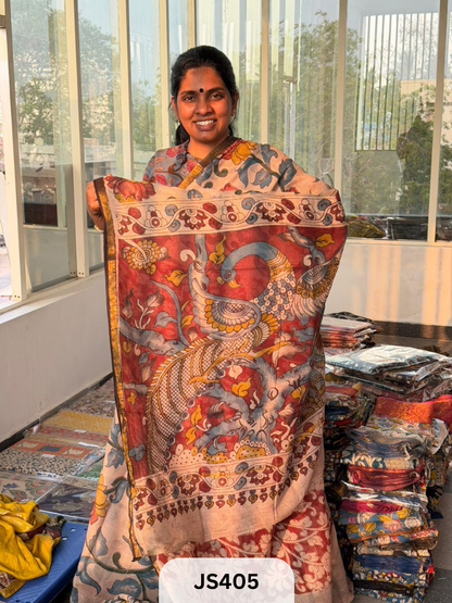 PREMIUM PURE KOTA KALAMKARI SAREE - Pre Booking Only