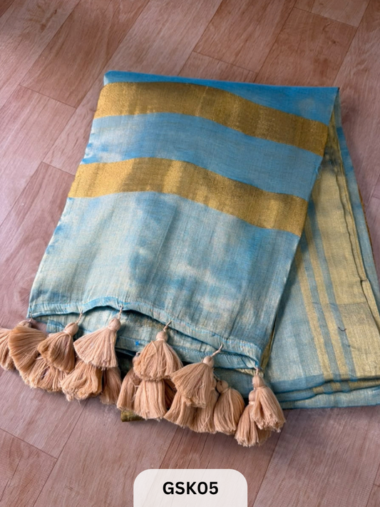 Pure Mul Tissue Saree