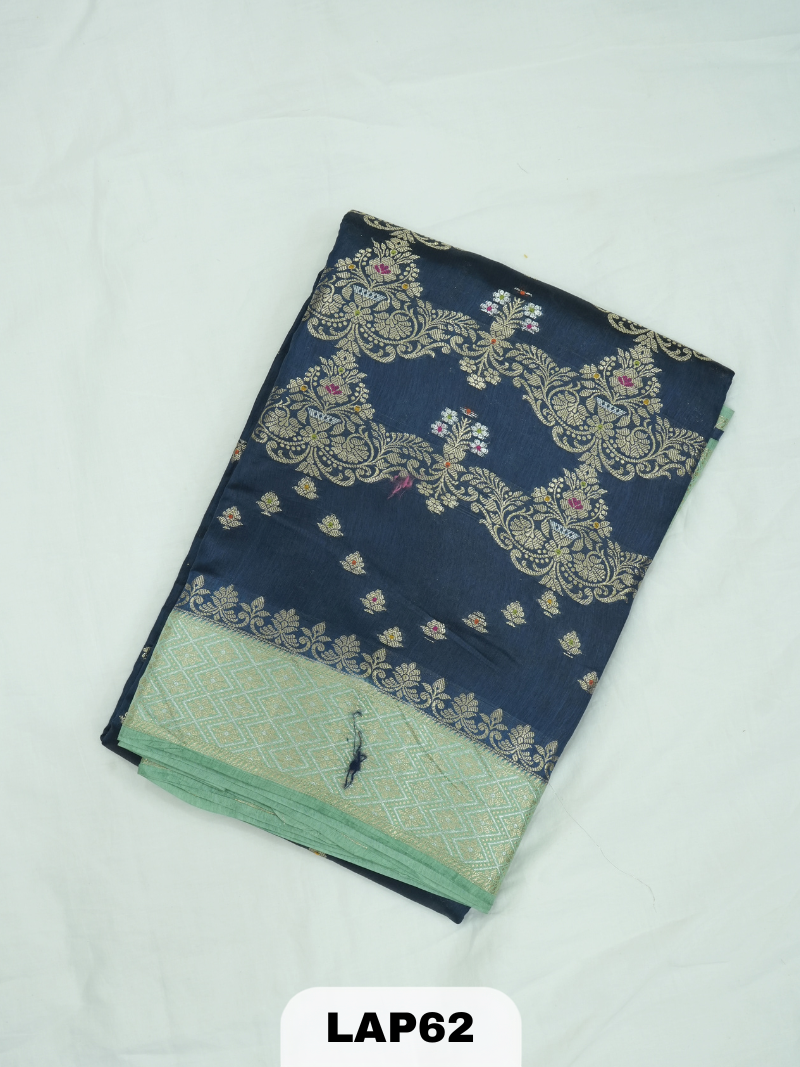 Banaras kora dupion silk saree