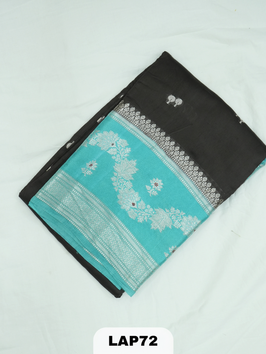 Banaras kora dupion silk saree