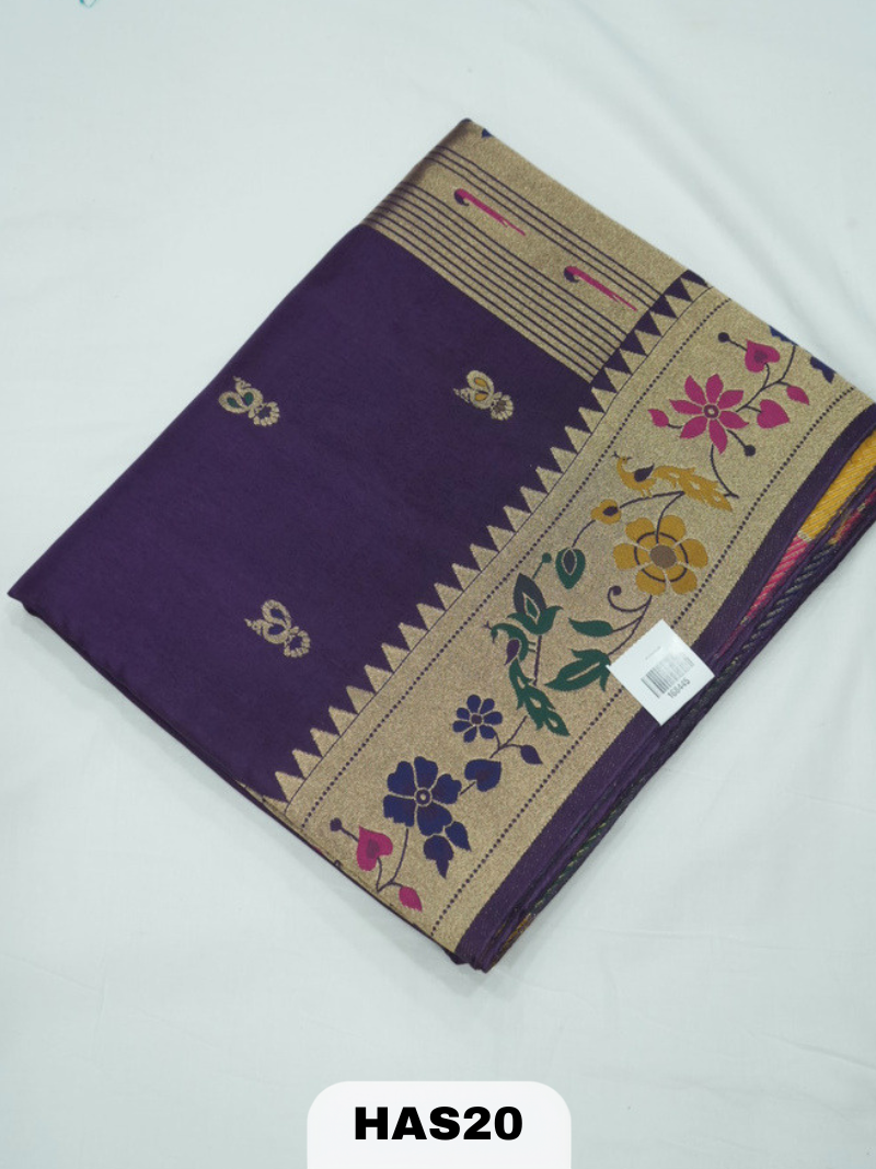 BANARAS DOLA SAREE WITH BORDER