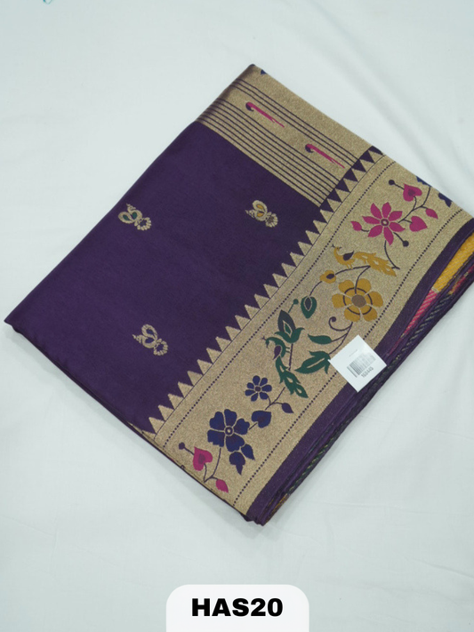 BANARAS DOLA SAREE WITH BORDER