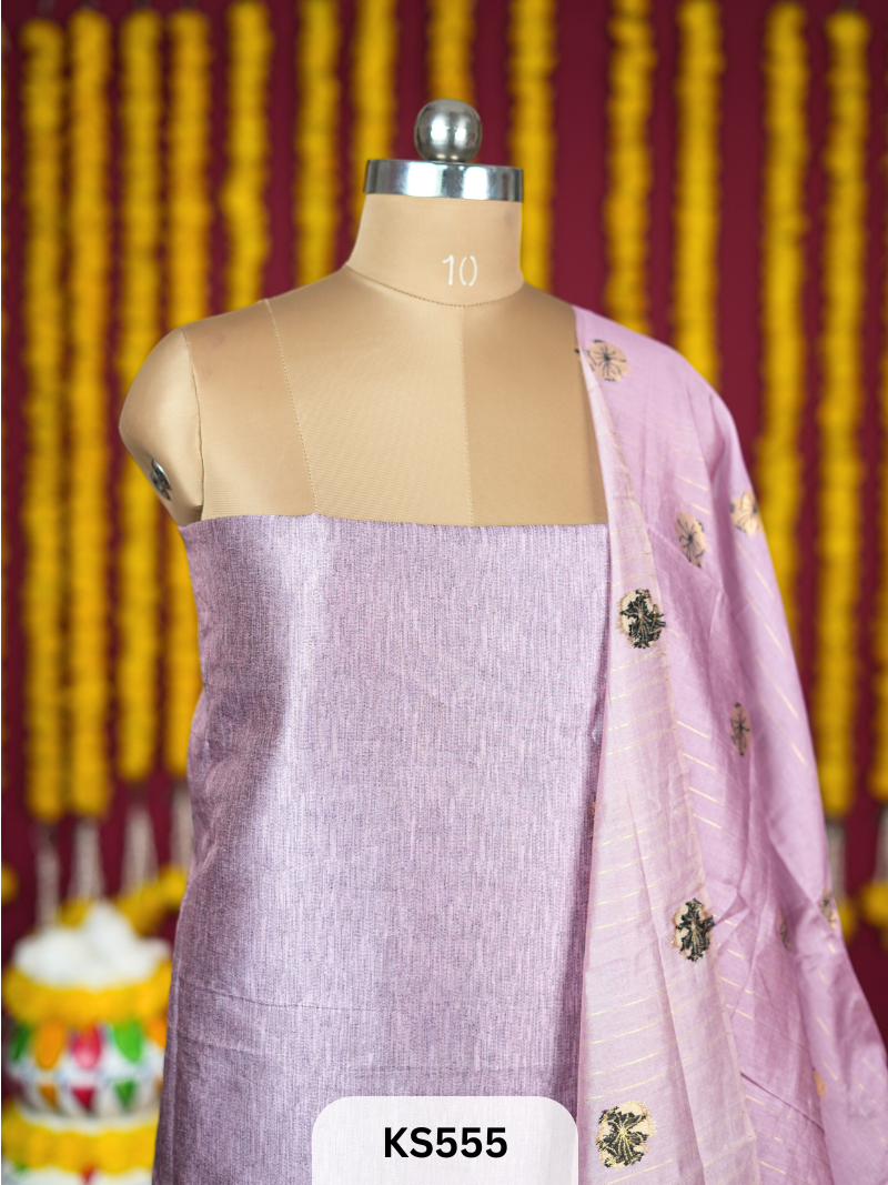JAMDANI WEAVE SILK HANDWORK SALWAR