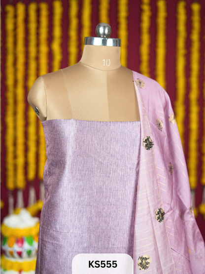 JAMDANI WEAVE SILK HANDWORK SALWAR