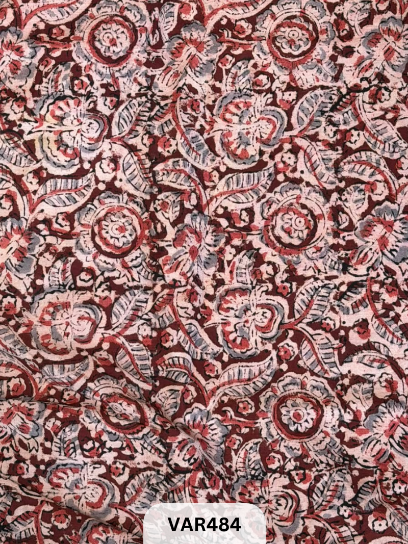 Kalamkari Hand printed - Fabric -1.5mtr