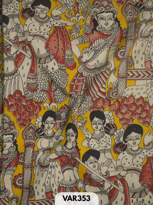 KALAMKARI FABRIC - 1 MTR