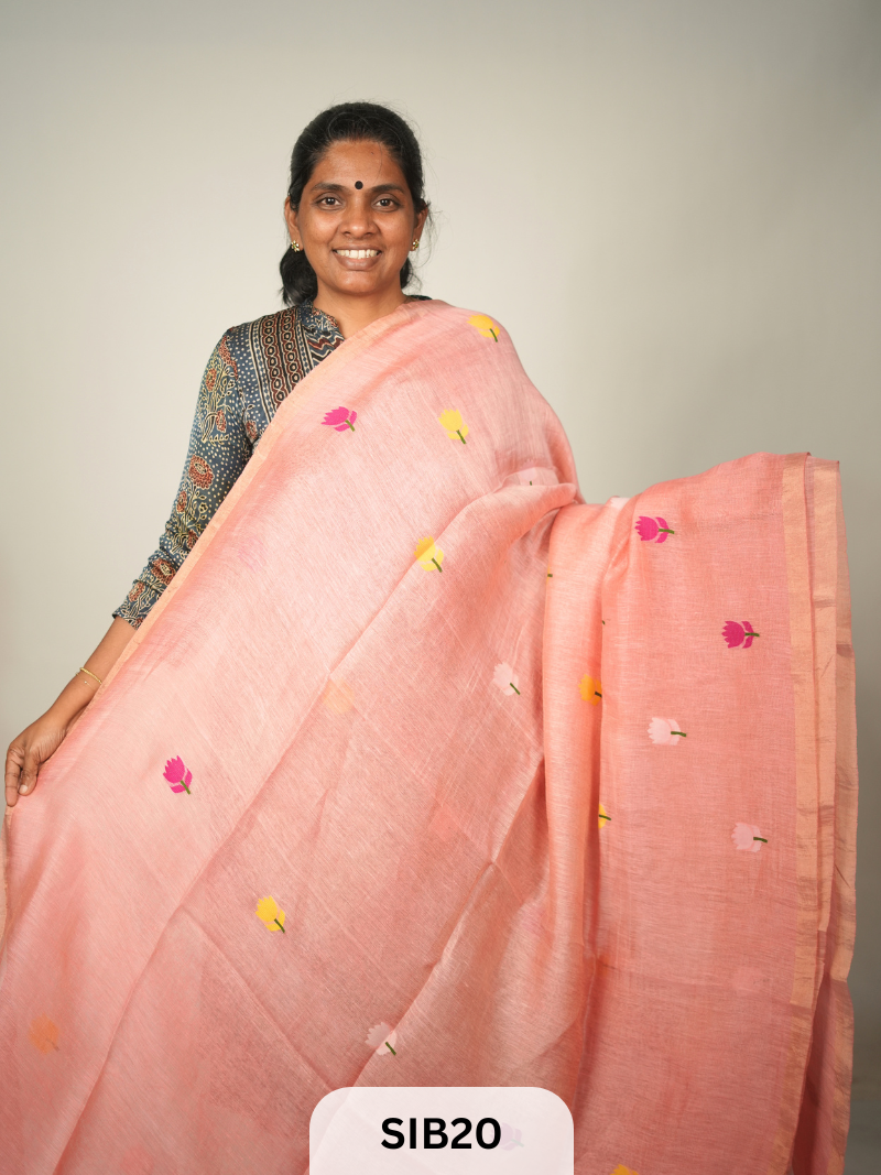 SILK LINEN-PAITHANI WEAVE