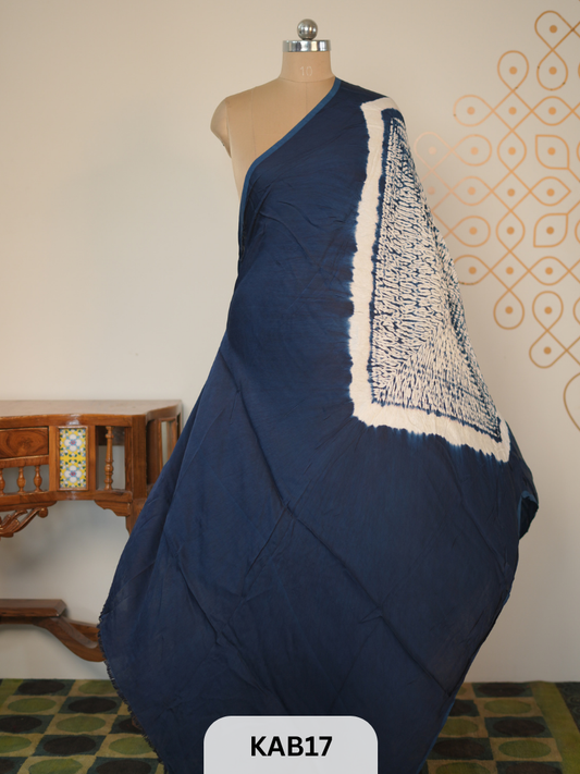 MODAL WITH HAND SHIBORI DUPPATA 2.5MTR