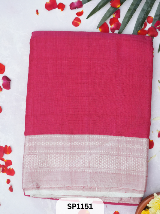 Cotton Viscose Saree-6
