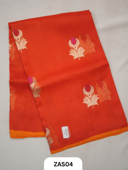 Pure Kora Organza Handloom Saree