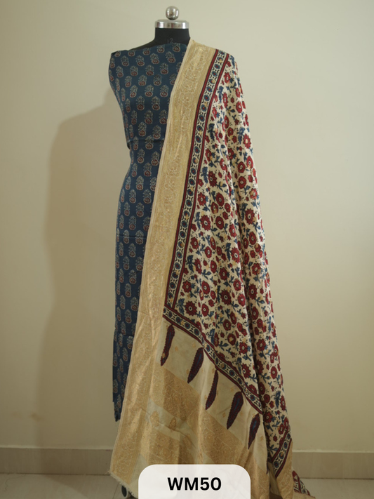 MODAL SILK TOP WITH DOLA DUPPATTA - 2PCS