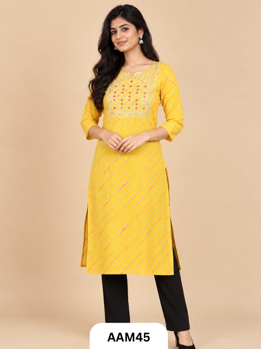 Side Slit Kurti