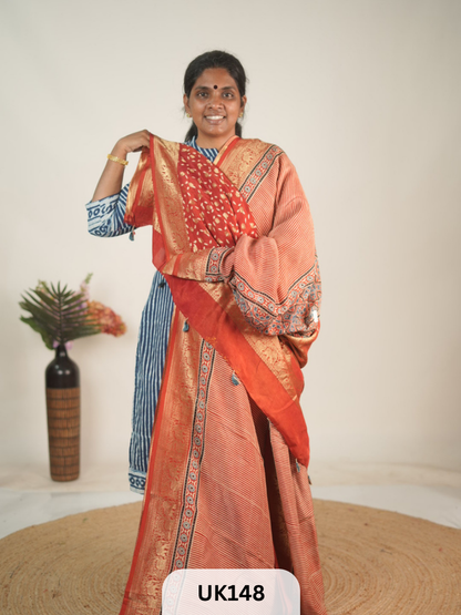 DOLA AJRAKH SAREE