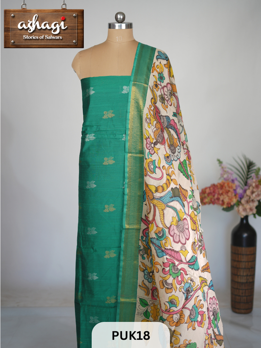 PENKALAMKARI SALWAR SUIT - 2PCS