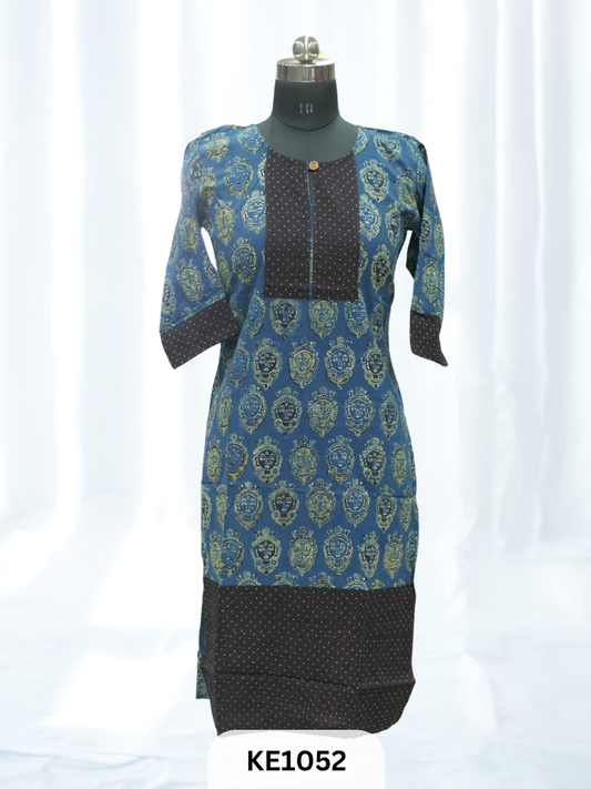 COTTON NATURAL KURTI