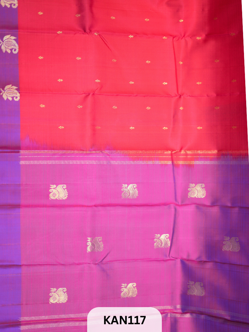 KANCHIPURAM BUTTA BORDER SAREE
