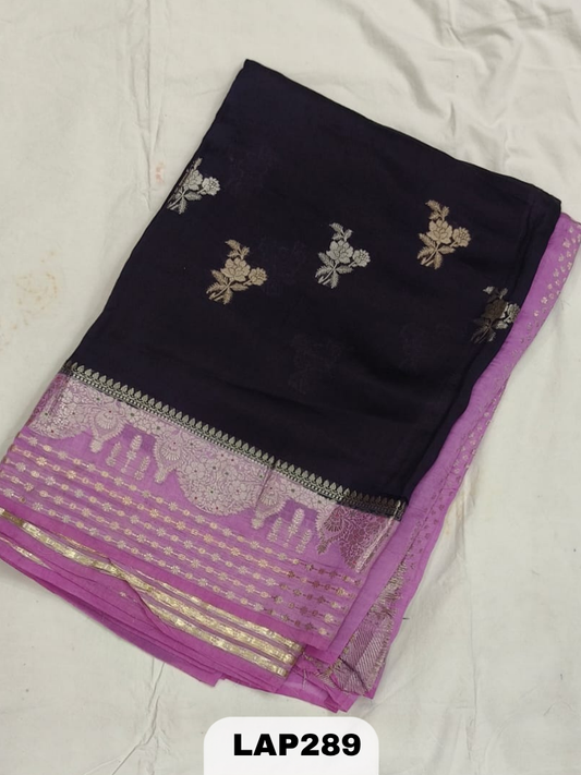 Banaras kora dupion silk saree