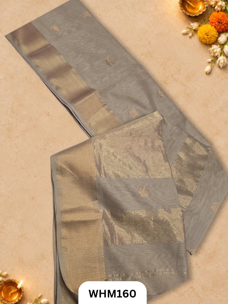 Maheshwari handloom Lotus butta sarees
