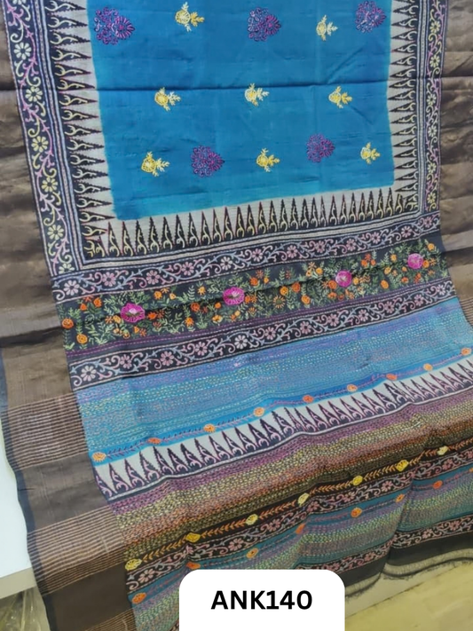 Pure Handloom baluchari Silk Saree