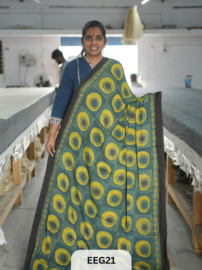 AJRAKH MODAL SAREE