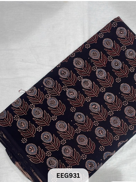 COTTON AJRAKH FABRIC-1MTR