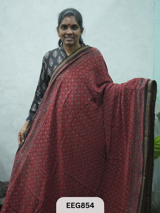 KOTA DORIA AJRAKH SAREE