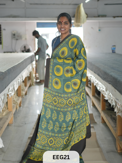 AJRAKH MODAL SAREE