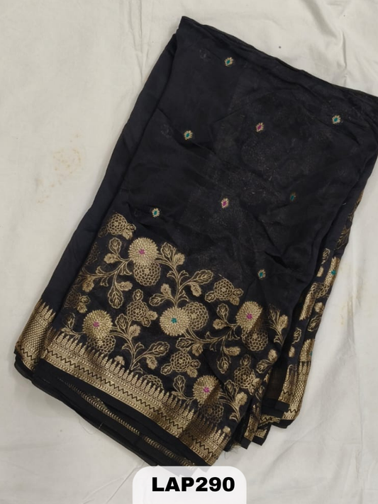 Banaras kora dupion silk saree