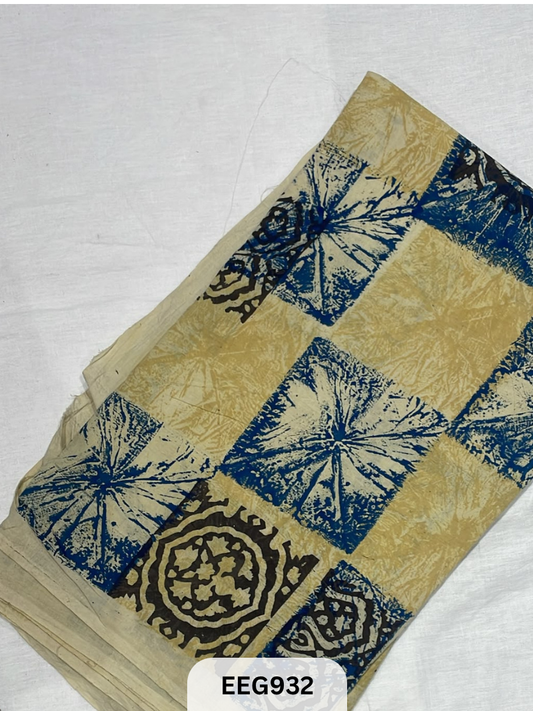 COTTON AJRAKH FABRIC-1MTR