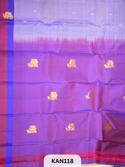 KANCHIPURAM BUTTA BORDER SAREE