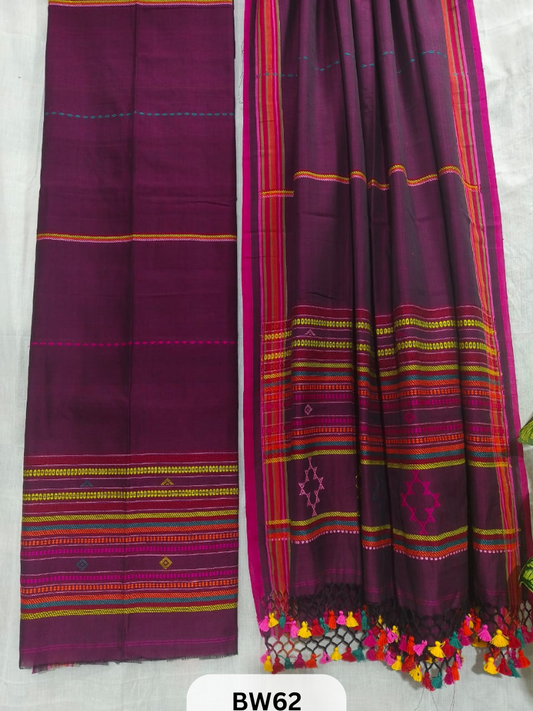 PURE COTTON BHUJURI JAMDHANI SUITS
