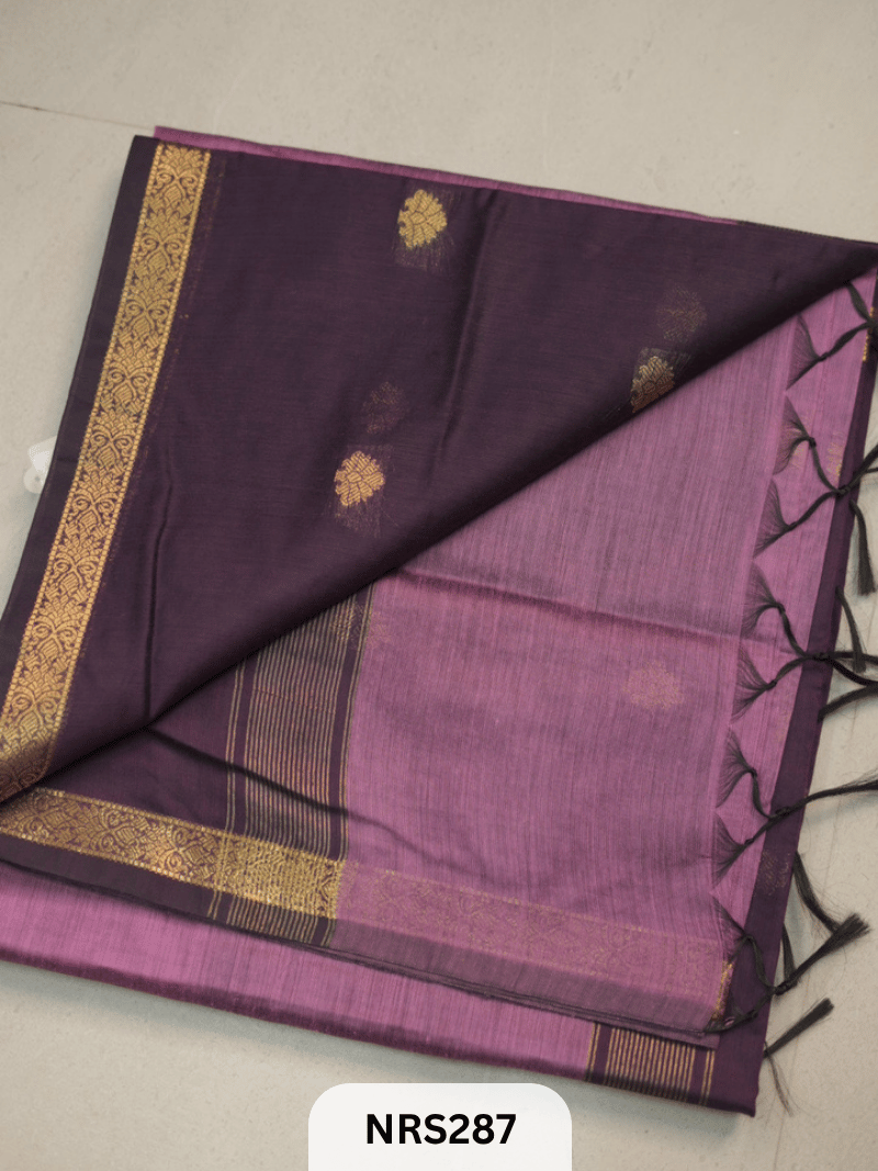 CHANDERI INSPIRED MAHESWARI SAREE
