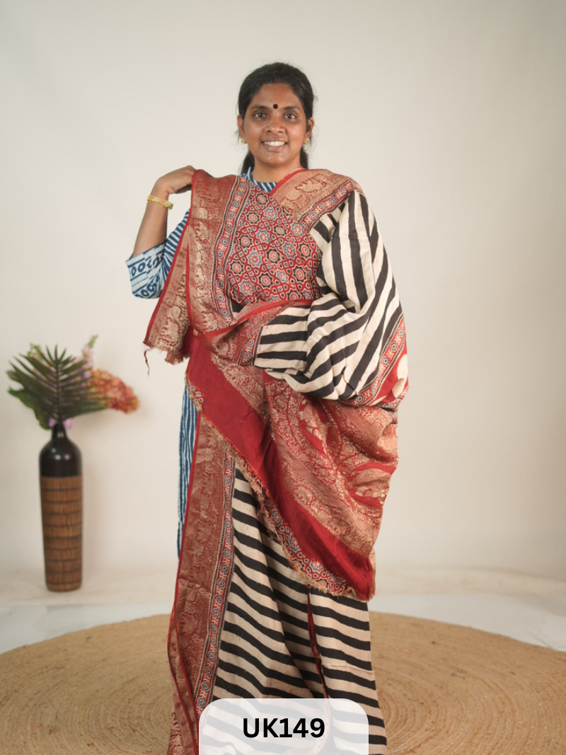 DOLA AJRAKH SAREE