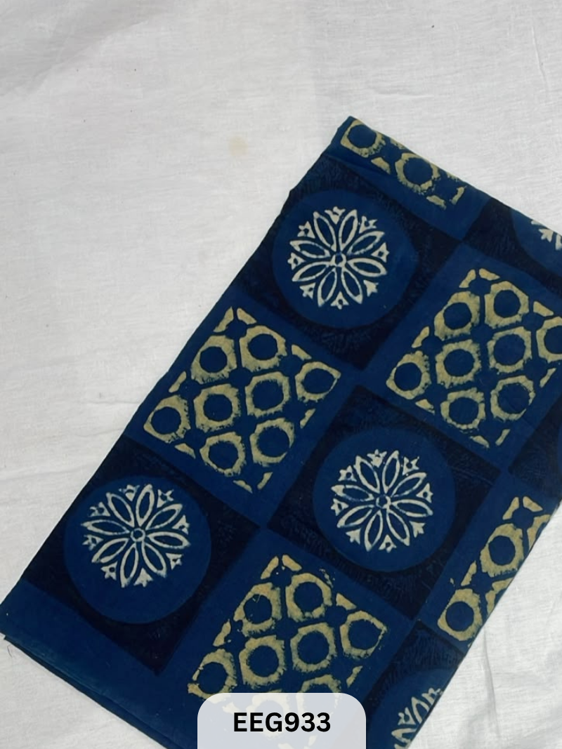 COTTON AJRAKH FABRIC-1MTR