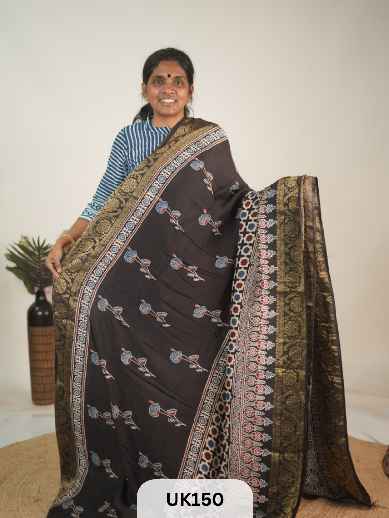 DOLA AJRAKH SAREE