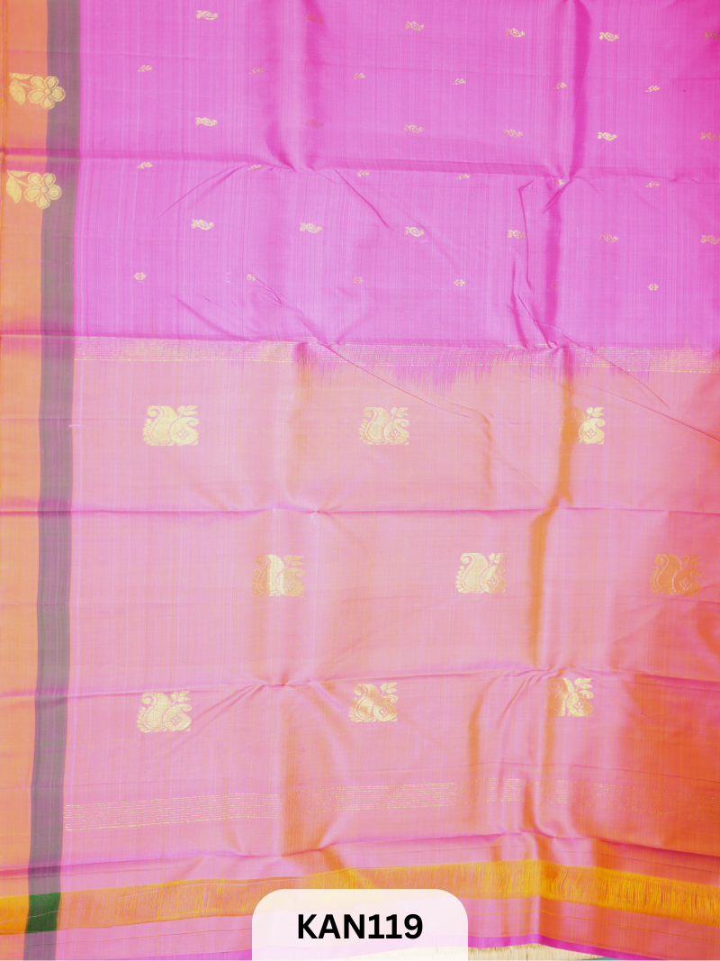 KANCHIPURAM BUTTA BORDER SAREE