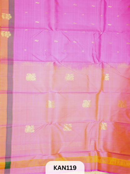 KANCHIPURAM BUTTA BORDER SAREE