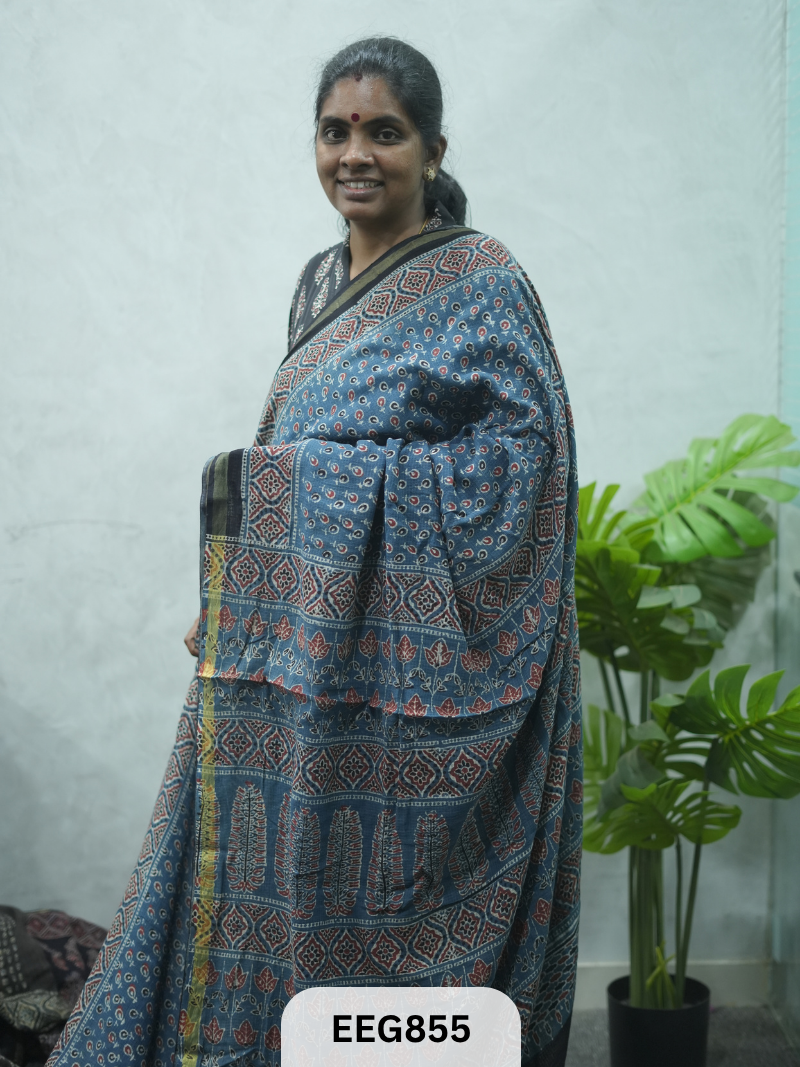 KOTA DORIA AJRAKH SAREE
