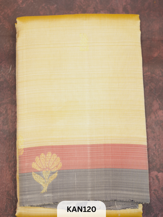 KANCHIPURAM BUTTA BORDER SAREE