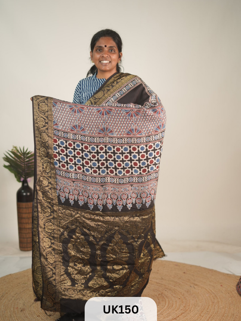 DOLA AJRAKH SAREE