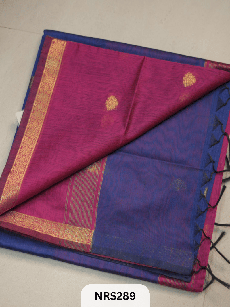 CHANDERI INSPIRED MAHESWARI SAREE