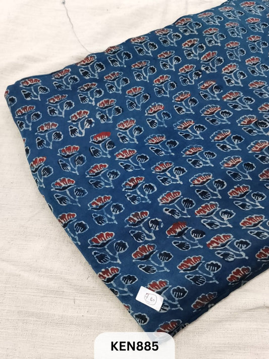 AJRAKH MODAL SILK HANDBLOCK PRINT FABRICS