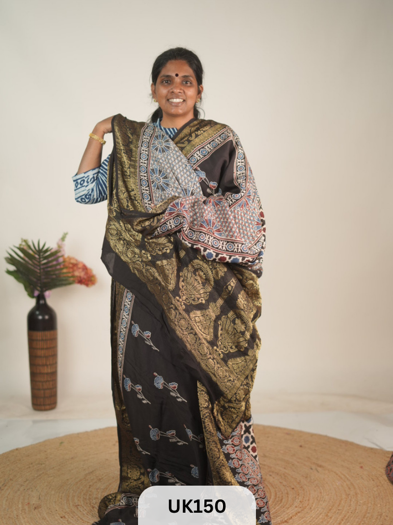 DOLA AJRAKH SAREE
