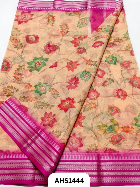 Pure Kota Cotton Digital Print Saree