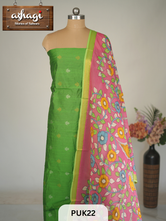 PENKALAMKARI SALWAR SUIT - 2PCS
