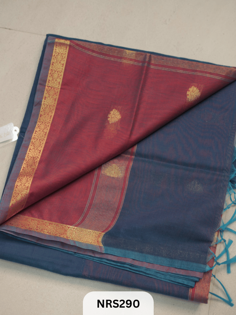 CHANDERI INSPIRED MAHESWARI SAREE
