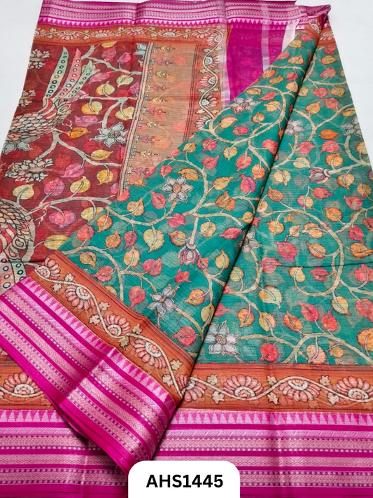 Pure Kota Cotton Digital Print Saree